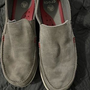 Men’s Grey Crocs Loafer. Size 12